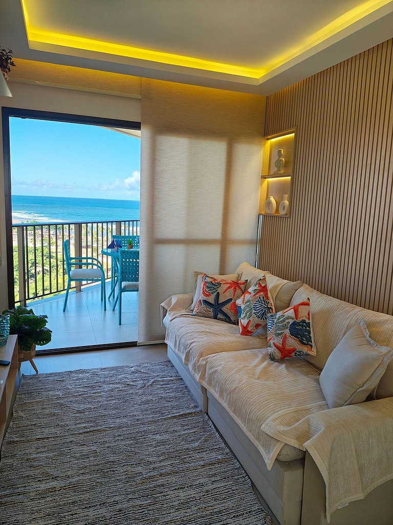 Design e Vista Deslumbrante: Flat em Buraquinho