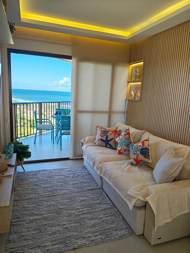 Design e Vista Deslumbrante: Flat em Buraquinho