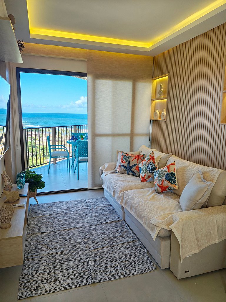 Design e Vista Deslumbrante: Flat em Buraquinho