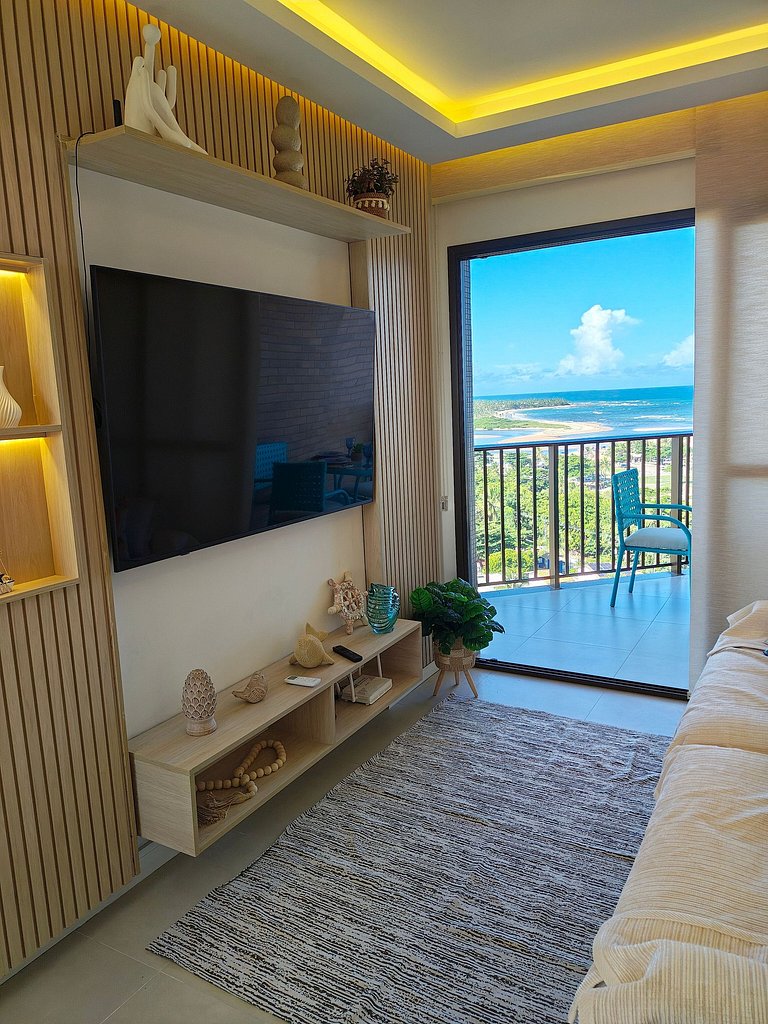 Design e Vista Deslumbrante: Flat em Buraquinho