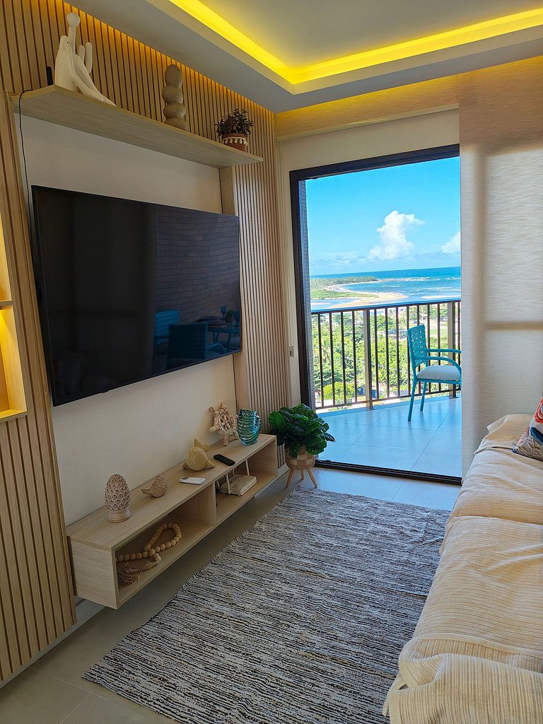 Design e Vista Deslumbrante: Flat em Buraquinho