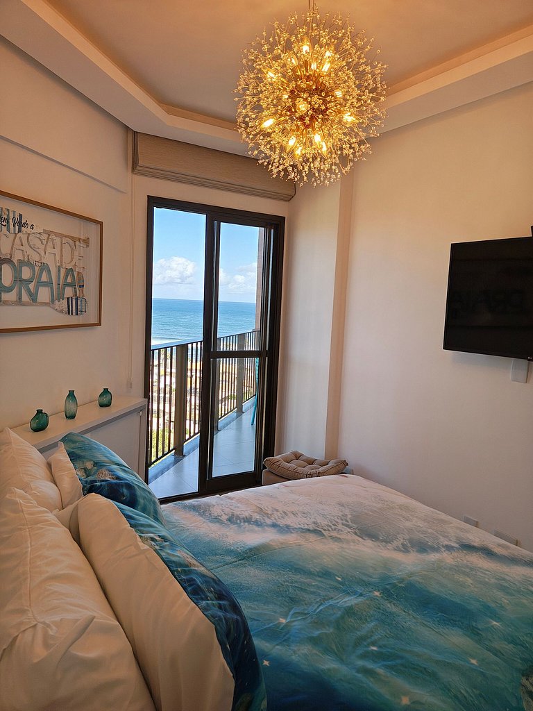 Design e Vista Deslumbrante: Flat em Buraquinho