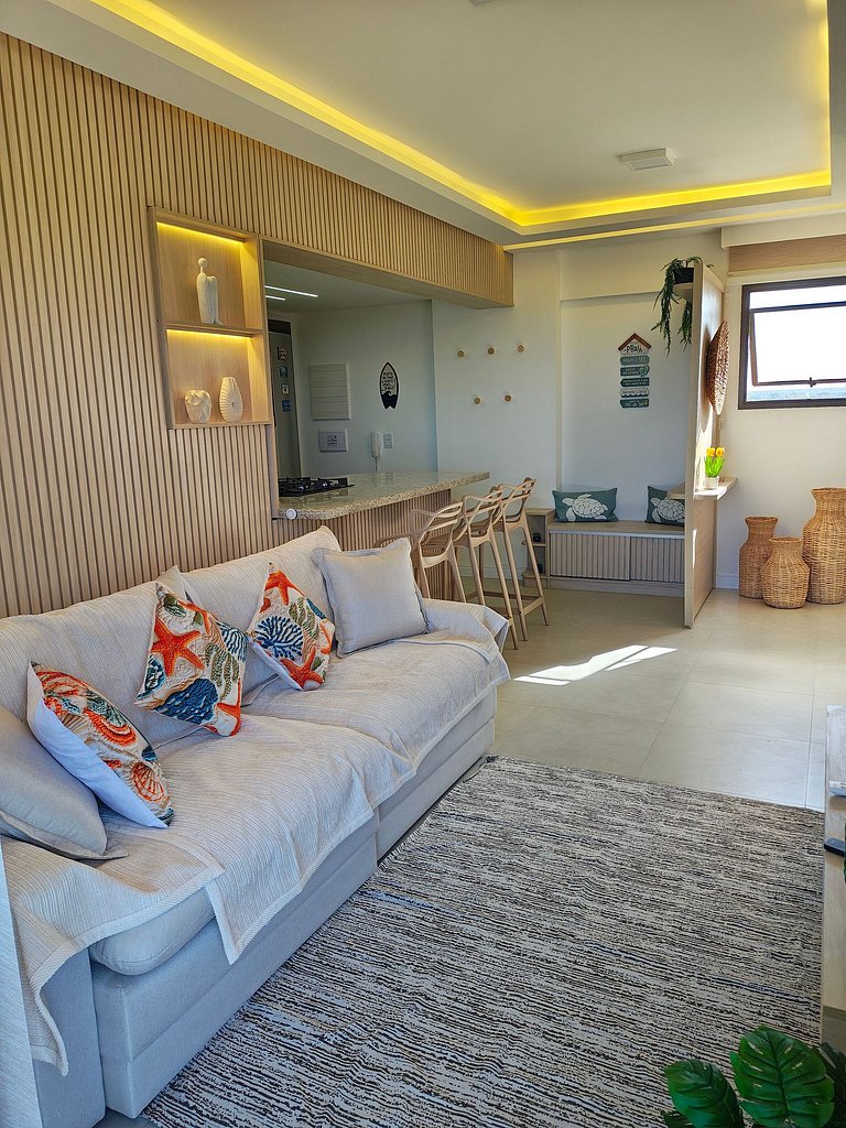 Design e Vista Deslumbrante: Flat em Buraquinho