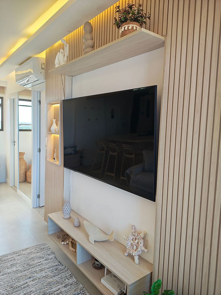 Design e Vista Deslumbrante: Flat em Buraquinho