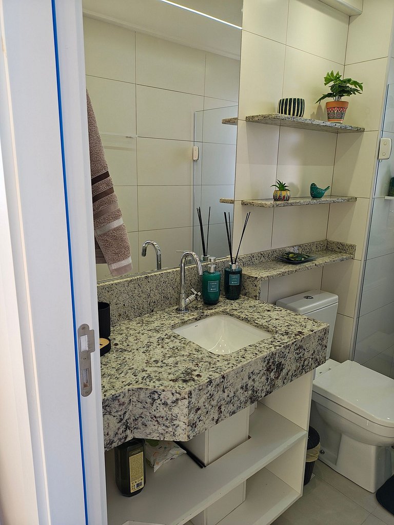 Design e Vista Deslumbrante: Flat em Buraquinho