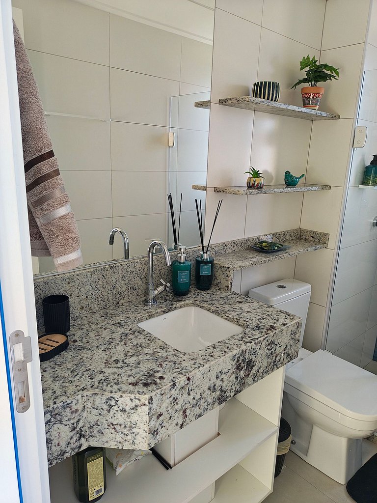 Design e Vista Deslumbrante: Flat em Buraquinho