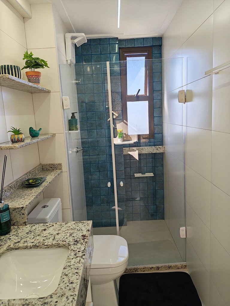 Design e Vista Deslumbrante: Flat em Buraquinho