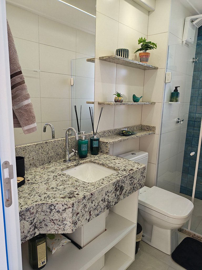 Design e Vista Deslumbrante: Flat em Buraquinho