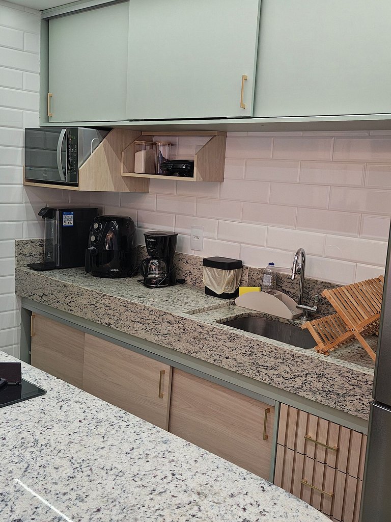 Design e Vista Deslumbrante: Flat em Buraquinho