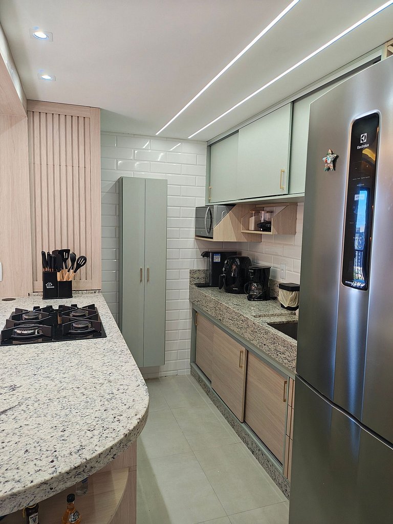 Design e Vista Deslumbrante: Flat em Buraquinho