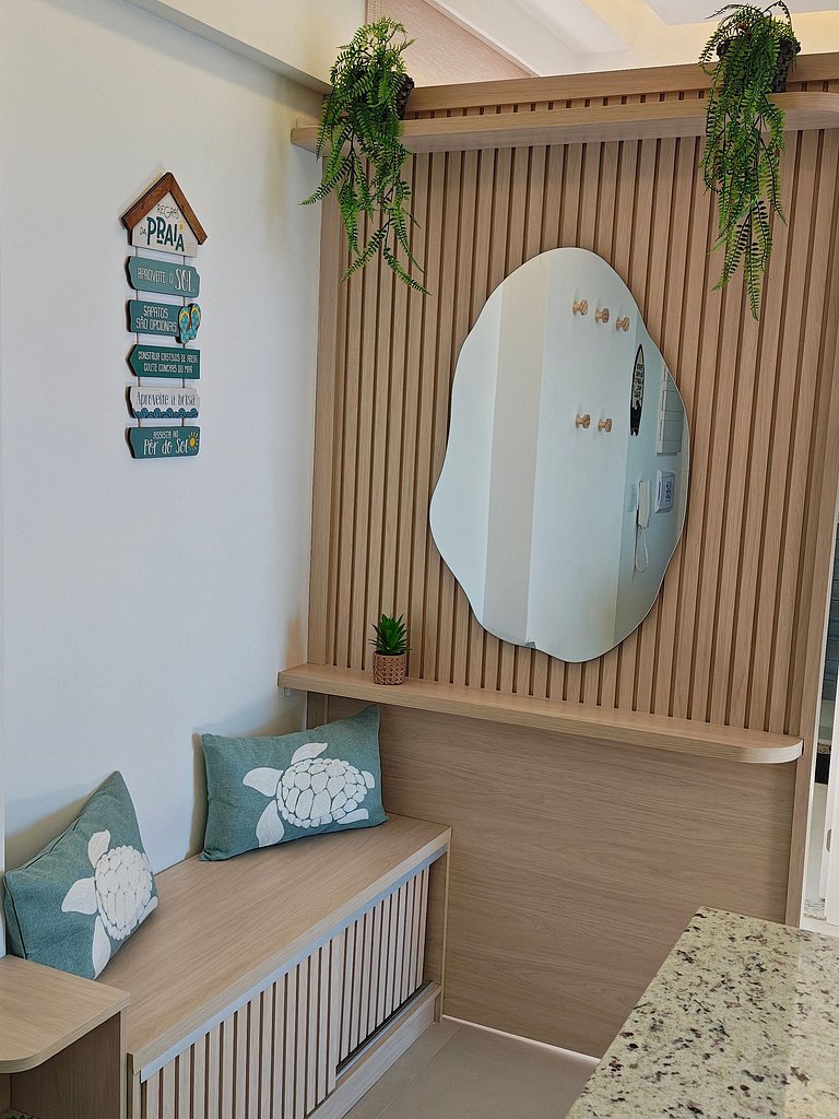 Design e Vista Deslumbrante: Flat em Buraquinho