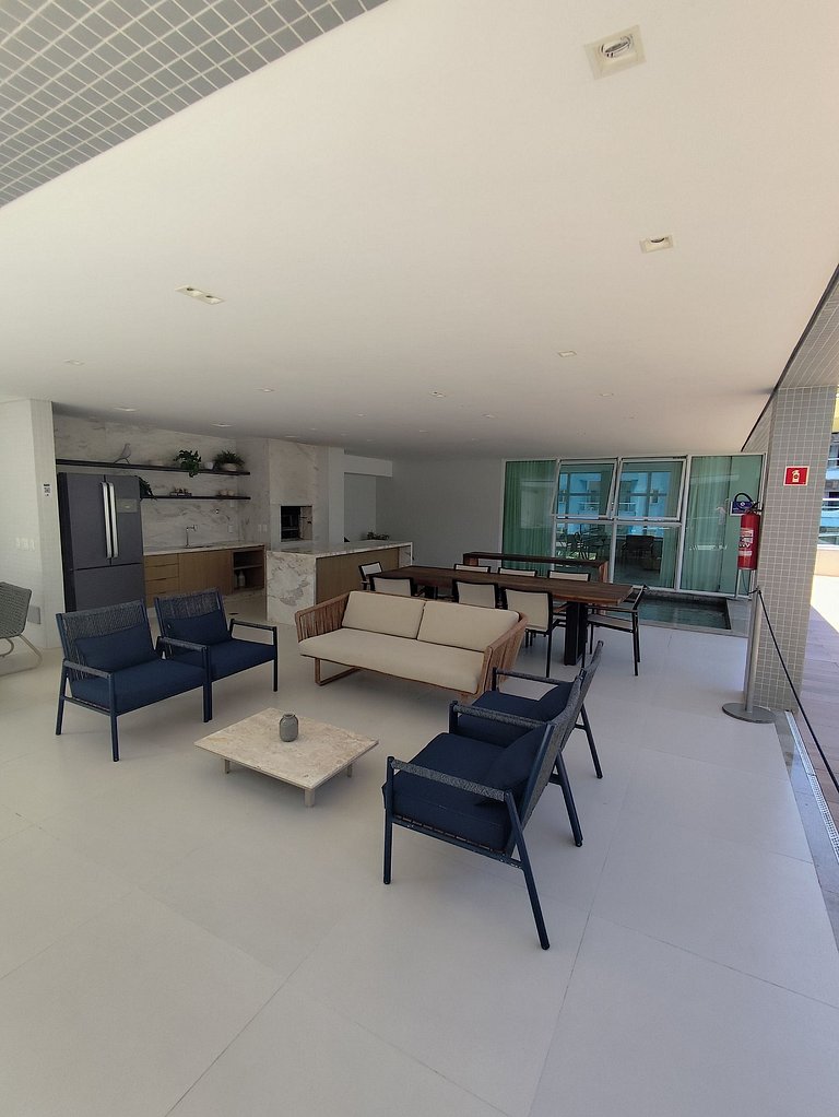 Duetto Barra 1204: Luxo e Lazer a 400m da Praia!