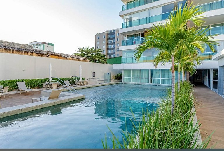 Duetto Barra 1204: Luxo e Lazer a 400m da Praia!
