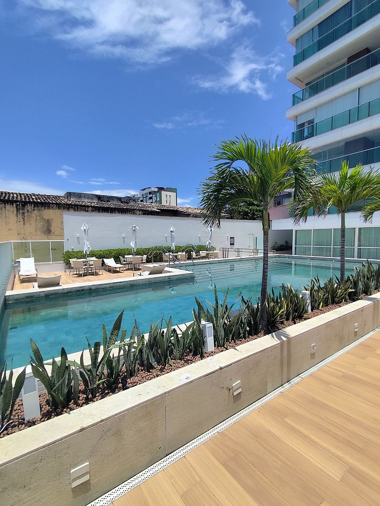 Duetto Barra 1204: Luxo e Lazer a 400m da Praia!