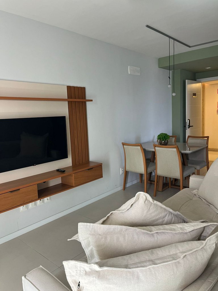 Duetto Barra 1204: Luxo e Lazer a 400m da Praia!