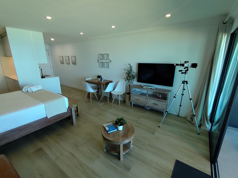 Studio Pé na Areia Próx ao Centro Convenções - 508