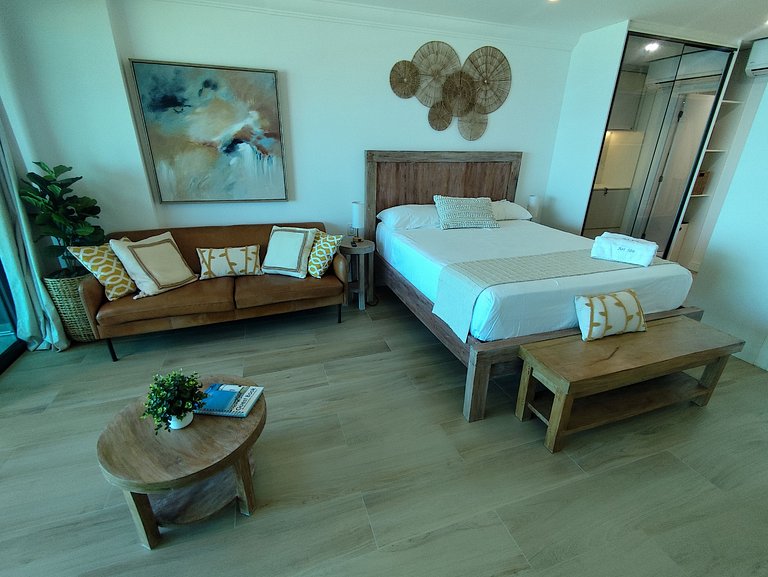 Studio Pé na Areia Próx ao Centro Convenções - 508