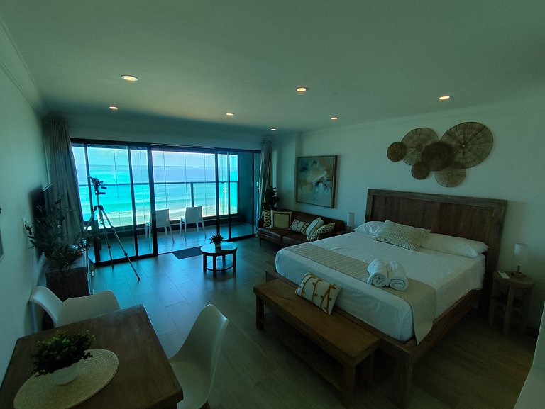 Studio Pé na Areia Próx ao Centro Convenções - 508