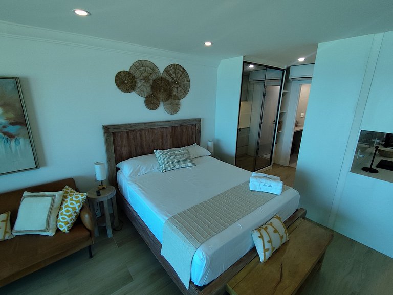 Studio Pé na Areia Próx ao Centro Convenções - 508