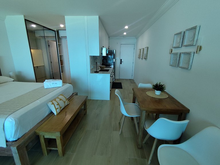 Studio Pé na Areia Próx ao Centro Convenções - 508