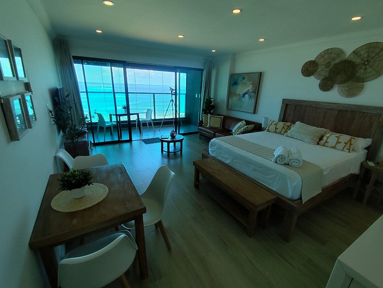 Studio Pé na Areia Próx ao Centro Convenções - 508