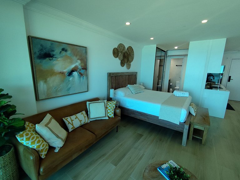 Studio Pé na Areia Próx ao Centro Convenções - 508