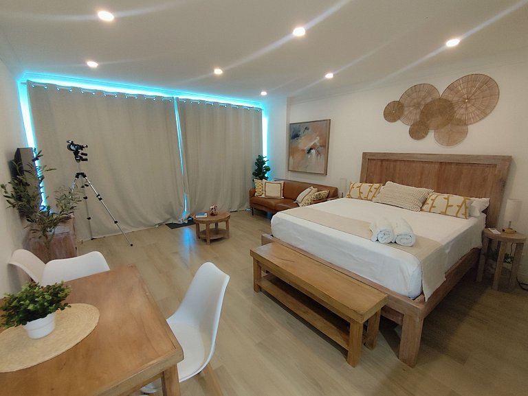 Studio Pé na Areia Próx ao Centro Convenções - 508