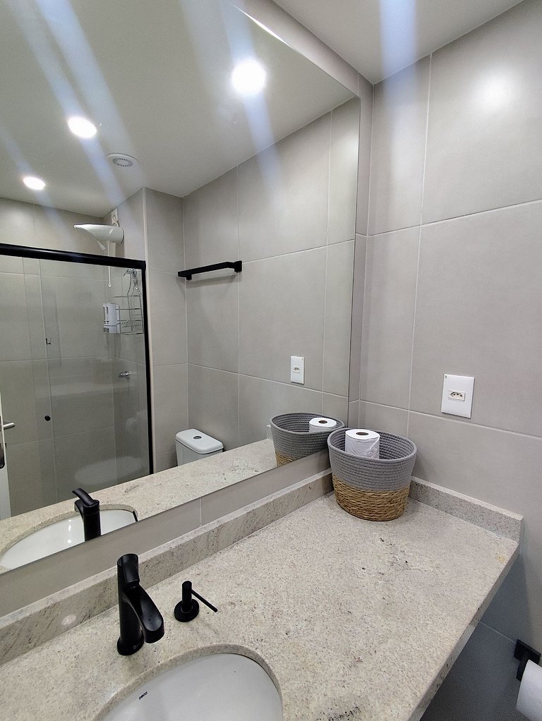 Studio Pé na Areia Próx ao Centro Convenções - 508