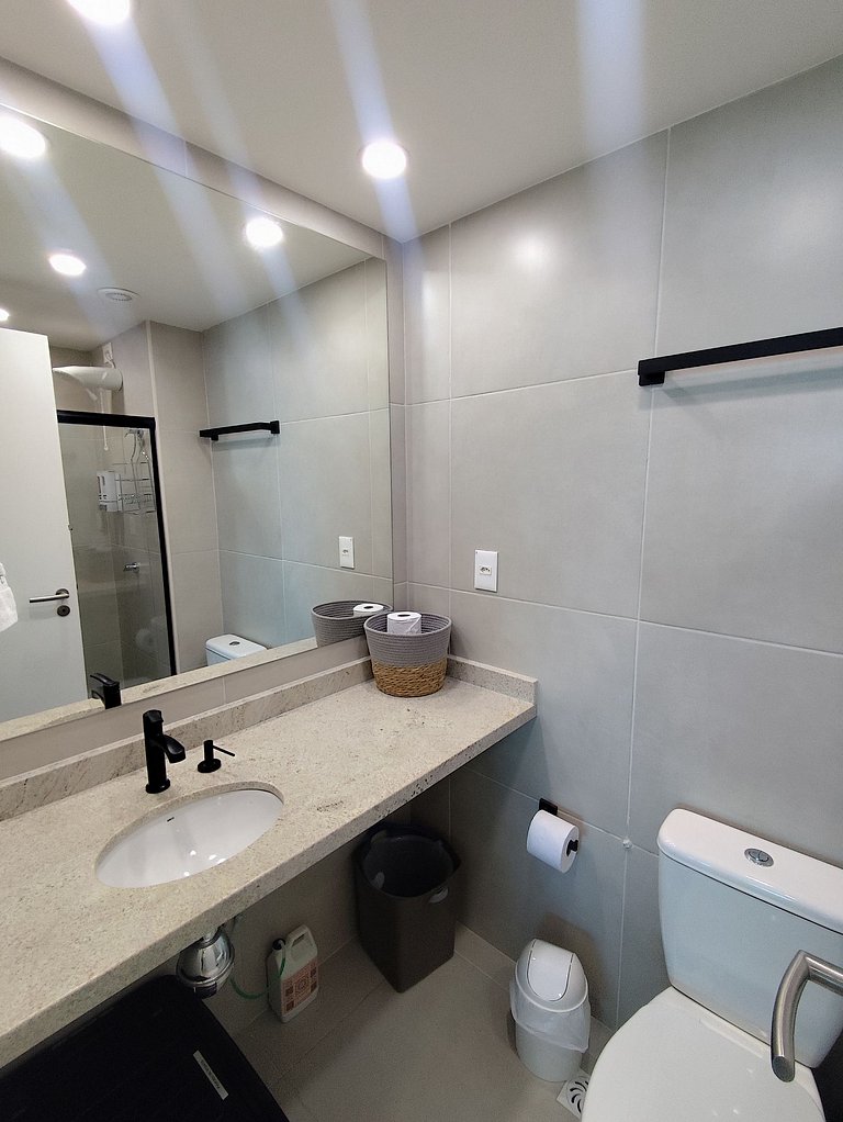 Studio Pé na Areia Próx ao Centro Convenções - 508