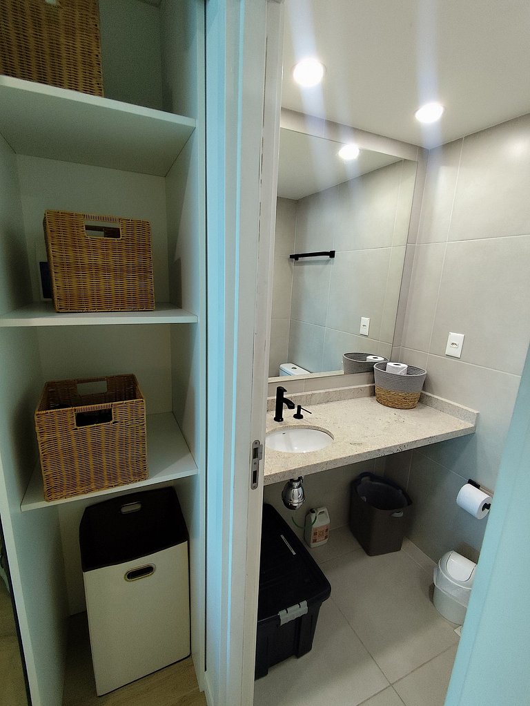Studio Pé na Areia Próx ao Centro Convenções - 508