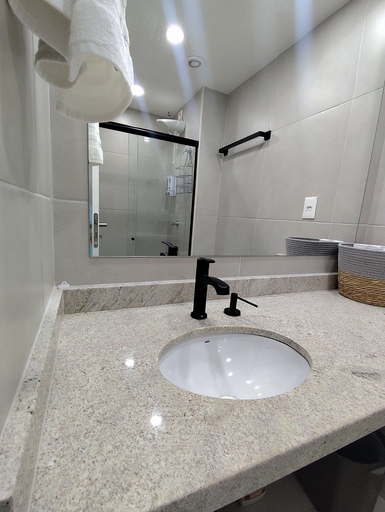 Studio Pé na Areia Próx ao Centro Convenções - 508