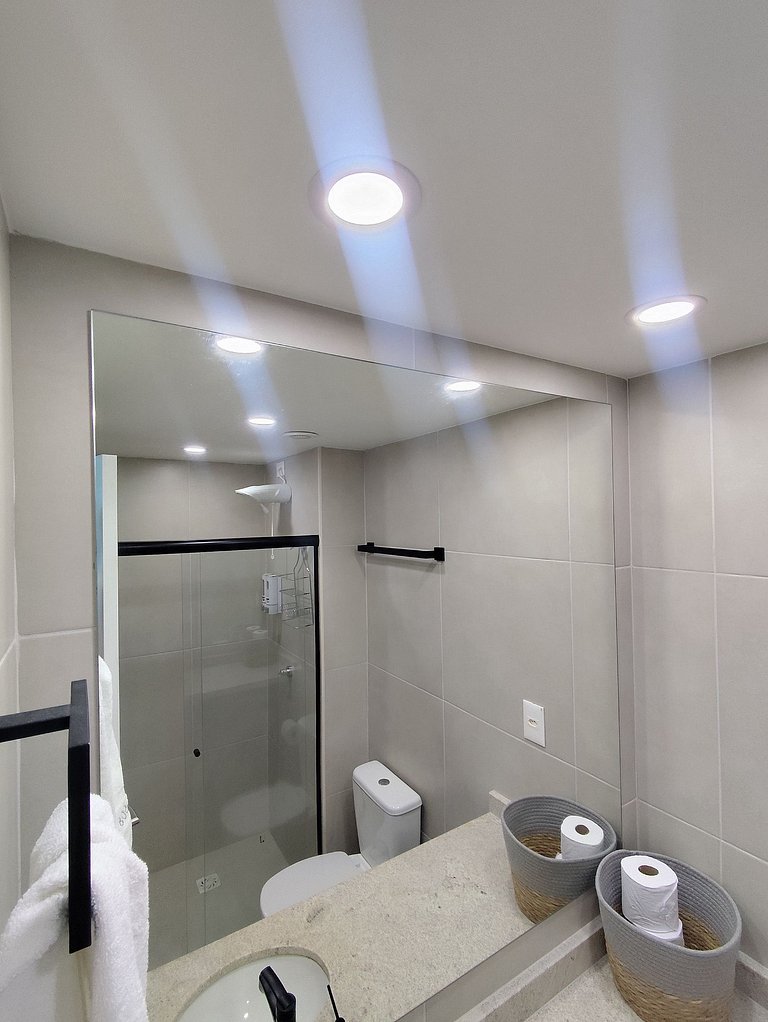 Studio Pé na Areia Próx ao Centro Convenções - 508