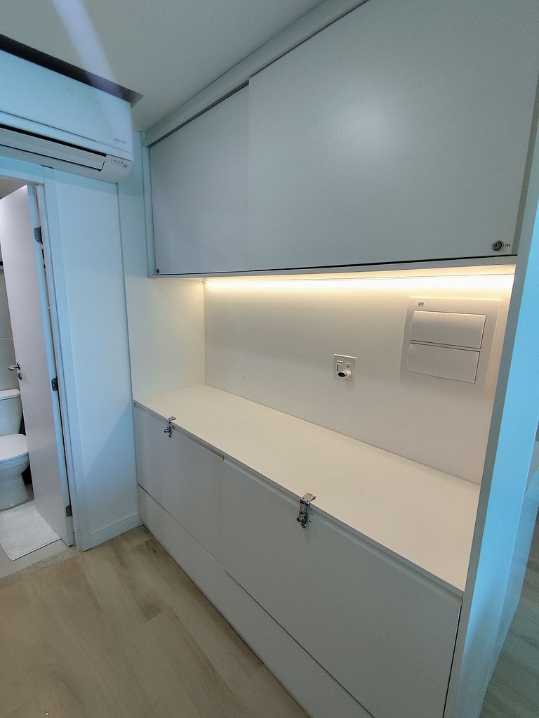 Studio Pé na Areia Próx ao Centro Convenções - 508