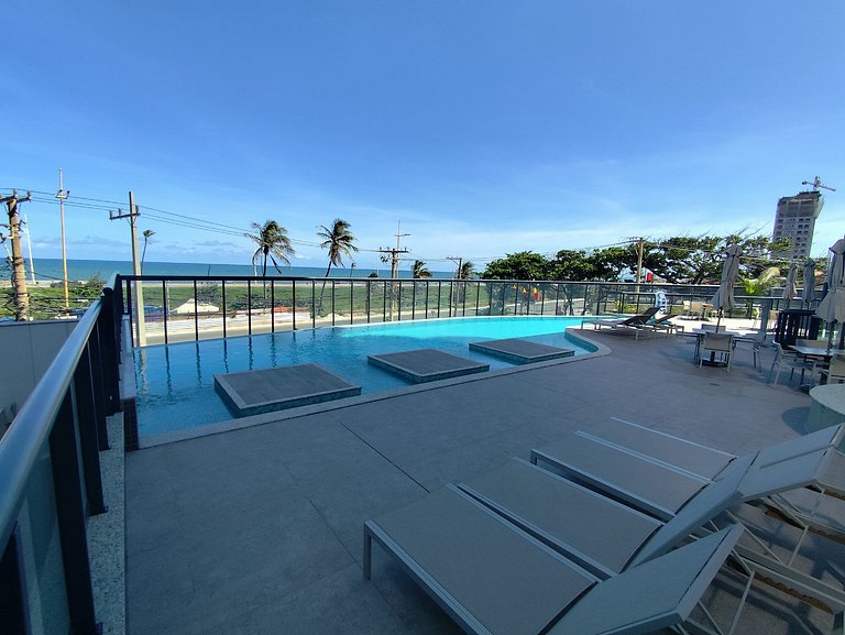 Beach Class Jaguaribe 509: Vista Mar & Lazer