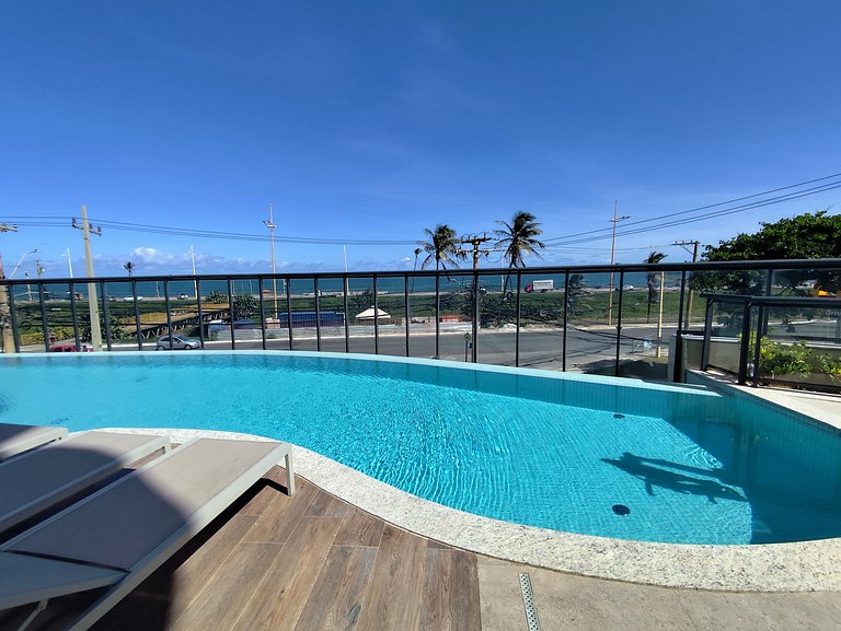 Beach Class Jaguaribe 509: Vista Mar & Lazer