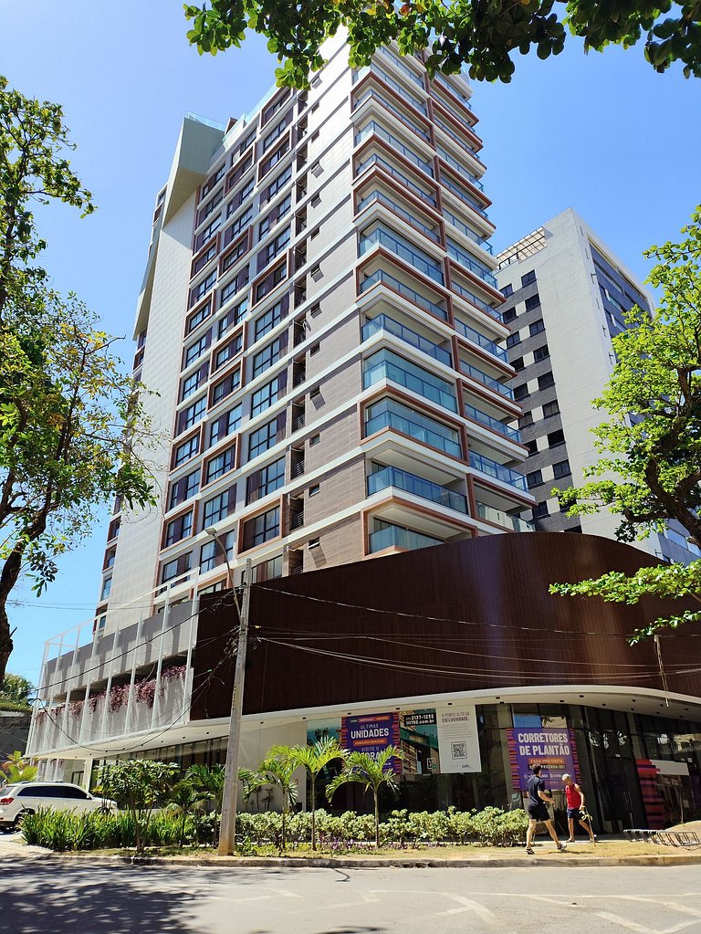 Studio LIT 760: Vista Mar e Rooftop Aquecido (4p)