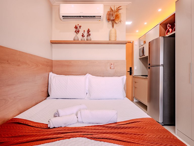 Apto 516 Smart Corsário: Rooftop e Vista pro Mar