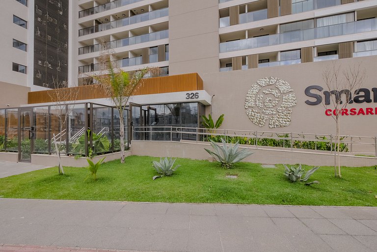 Smart Corsário 326: Quarto e Sala Frente Mar