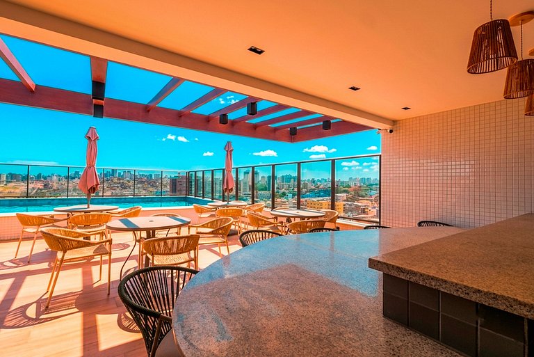 Smart Corsário 326: Quarto e Sala Frente Mar