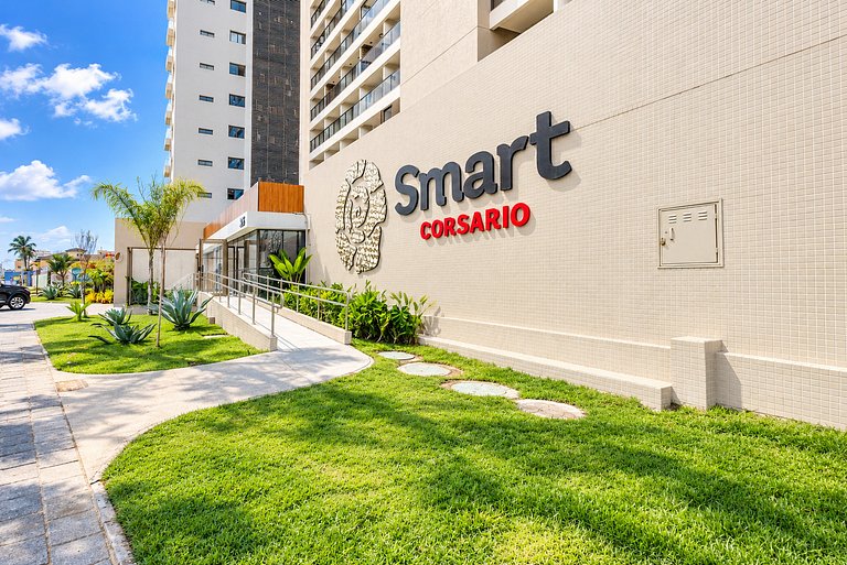 Smart Corsário 326: Quarto e Sala Frente Mar